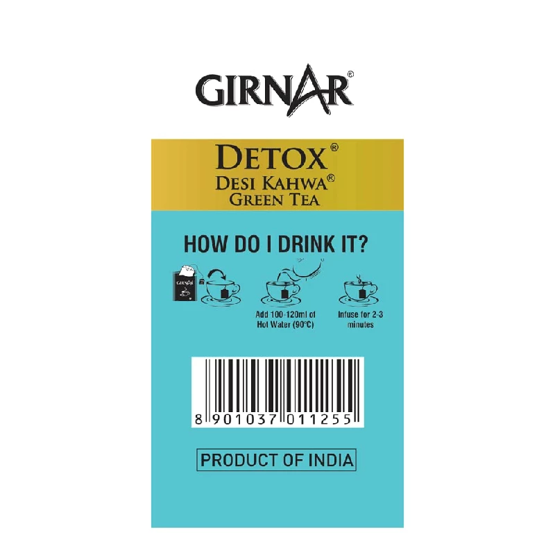 Girnar Detox Green Tea Desi Kahwa, 90 g-2.webp
